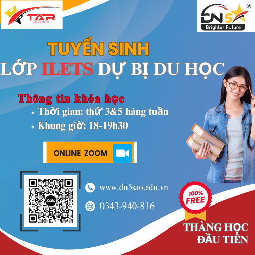 Tuyển Sinh Lớp Dự Bị IELTS - Hành Trang Du Học ✈️